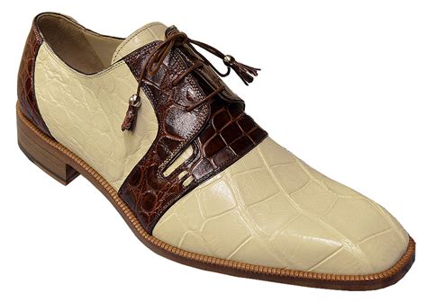 Mauri 2552 Cream / Gold Genuine All Over Alligator Shoes. - $1,399.90 :: Upscale Menswear ...