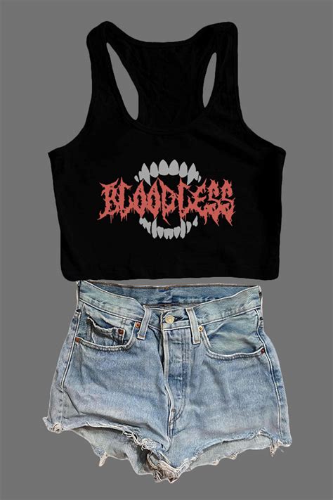 BLOODLESS BG3 Baldur's Gate 3 Astarion Crop Tank For Women