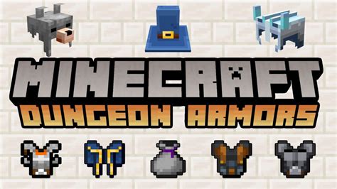 Minecraft MC Dungeons Armors mod updated to version 1.3.7 (Download ...