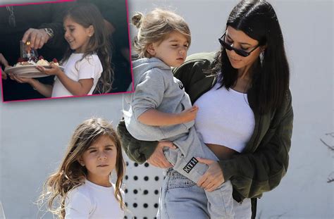 Kourtney Kardashian Steps Out With Kids Amid Birthday Celebrations