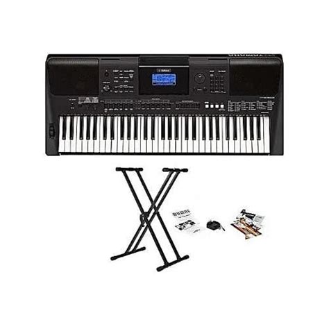 Yamaha Psr-e463 Portable Keyboard With Power Adapter & Keyboard Stand | Konga Online Shopping