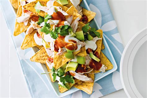 Chicken 'nachos' salad