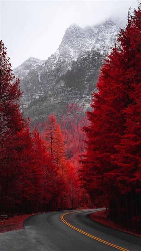 √ Landscape Wallpaper Red - Popular Century