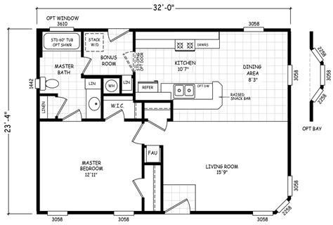 Top Two Bedroom 1970 Single Wide Mobile Home Floor Plans Most Important – New Home Floor Plans