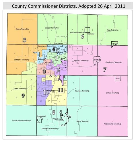 Kalamazoo County board's size will go from 17 to 11 districts in 2013 - mlive.com