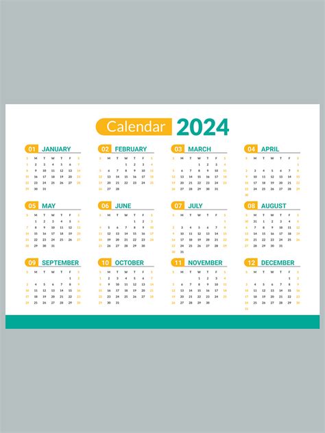 Free Vactor Corporate Calendar Design Template by bicitro.bd on Dribbble