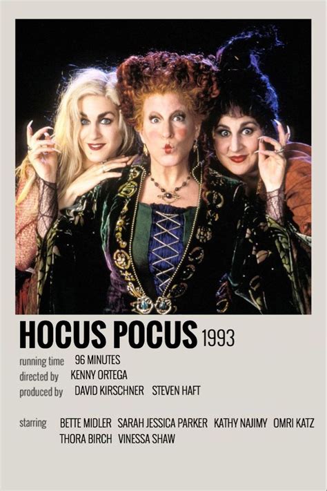 Hocus Pocus minimalist movie poster | Movie posters, Iconic movie ...