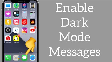 How To Enable Dark Mode On Message In Iphone 2022 | Enable to Dark mode Message In iphone | 2022 ...