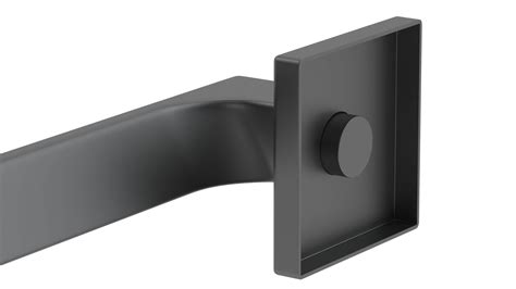 Carlisle Brass Manital Flash Door Handle Matt Black - 3D Model by frezzy