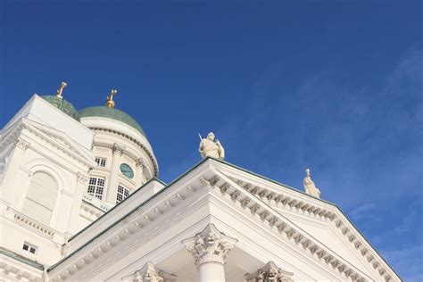 Low Angle Shot of Helsinki Cathedral · Free Stock Photo