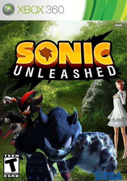 Sonic Unleashed Xbox 360 Box Art Cover by SuperGhostWorld