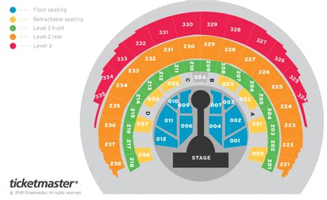 Michael Bublé Seating Plan - OVO Hydro