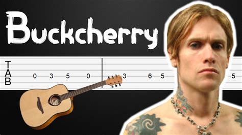 Sorry - Buckcherry Guitar Tutorial, Guitar Tabs, Guitar Lesson - YouTube