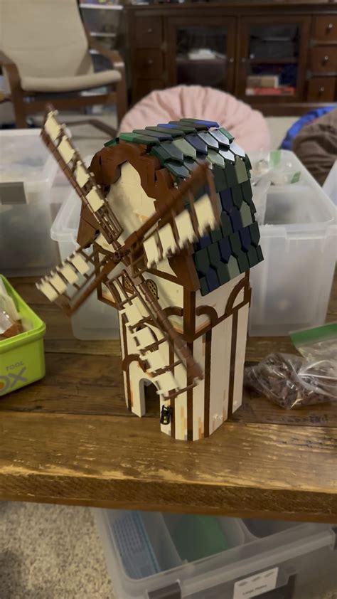 WIP Motorized Windmill : r/lego