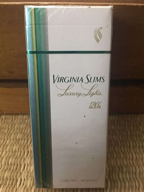 Virginia Slims Ultra Lights Menthol Cigarette Hard Pack! - Danly's Vintage Cigarette Packs For ...