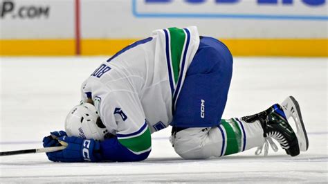 Canucks' Brock Boeser out with upper-body injury after hit | CTV News