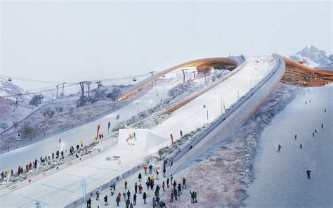 Aedas-designed Trojena Ski Village: A Futuristic Ski Destination in NEOM by Aedas - Architizer