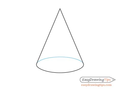 How to Draw a Cone in Perspective - EasyDrawingTips | Shape coloring ...