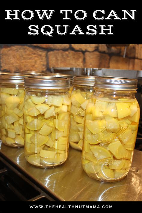 How to Can Squash | Canning recipes, Canning yellow squash, Canned squash