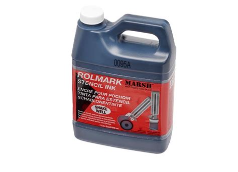 Marsh Rolmark Stencil Ink - 1 Quart - BLACK – Raab Sales