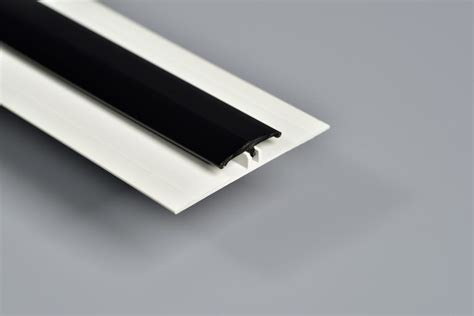 Shine Black PVC Hygienic Wall Panels - White Cladding