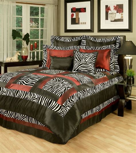 BEDROOM IDEAS: Rainbow Zebra Print Bedroom Decor With Cheetah Print Bedding And Wooden Flooring ...