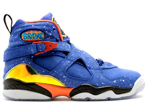 air jordan 8 retro db (gs) "doernbecher" - hyper blue / electro orange ...