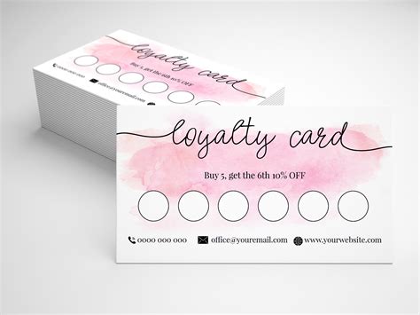 Hair Stylist Loyalty Card Personalized Loyalty Card Reward - Etsy Australia