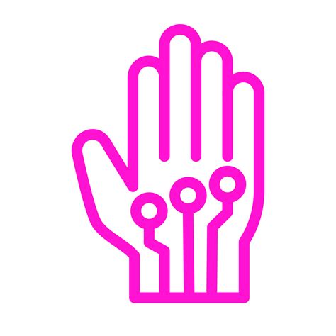 Hand icon design for Artificial intelligence technology theme 15150687 PNG