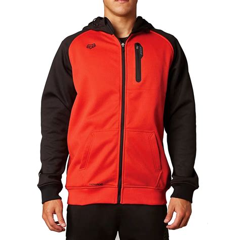 Fox Racing Restriction Zip Hoodie – Red | Bluesphere