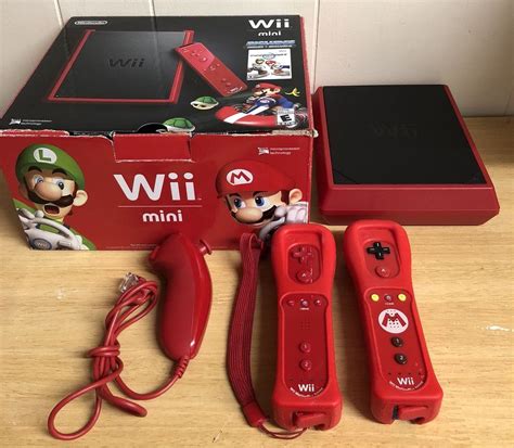 Nintendo Wii mini Limited Edition 8GB Red Console W/ Extra Controller: $49.95 End Date: Sunday ...