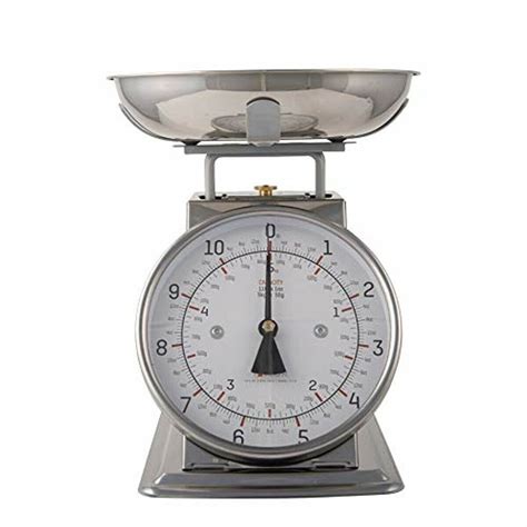 Taylor Stainless Steel Analog Kitchen Scale, 11 Lb. Capacity - Kitchen ...