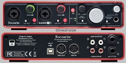 Focusrite Scarlett 2i4 Drivers Download Windows 7/8/10