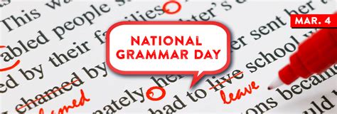 a red marker with the words national grammar written on it