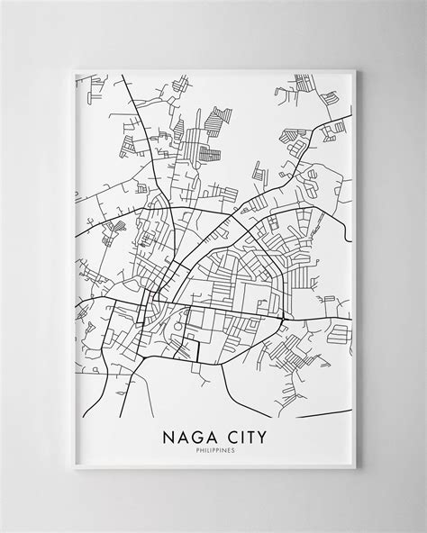 Naga City Map Print - Chelsea Chelsea