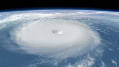 Hurricane: Over The Eye An Amazing View Over The Eye Of A Hurricane. Highly-detailed 3d ...