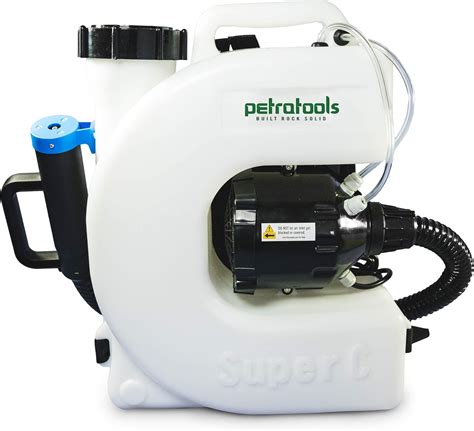 Buy PetraTools Electric Disinfecting Fogger Machine Backpack Sprayer - 4 Gallon Mist Blower with ...