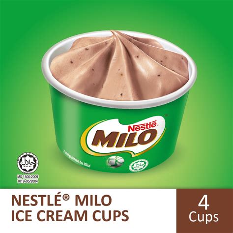 Nestlé MILO Ice Cream Cup ( 4 Cups, 105ml Each ) | Shopee Malaysia