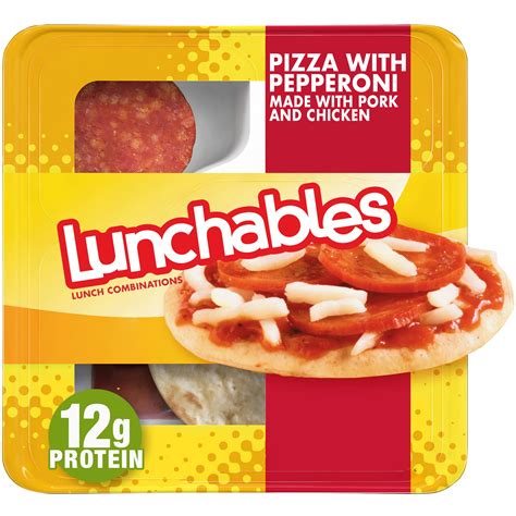 Lunchables Pizza With Pepperoni Lunch Combinations, 4.3 oz. Tray ...