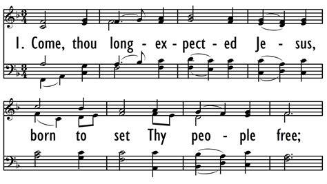 COME, THOU LONG-EXPECTED JESUS | Digital Songs & Hymns