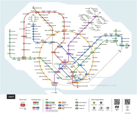 SMRT Train Map - Condo SG Launch