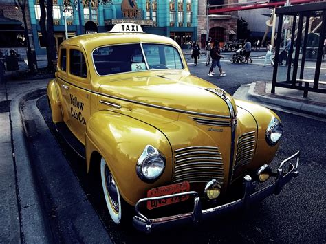 Old Taxi Cab Free Stock Photo - Public Domain Pictures