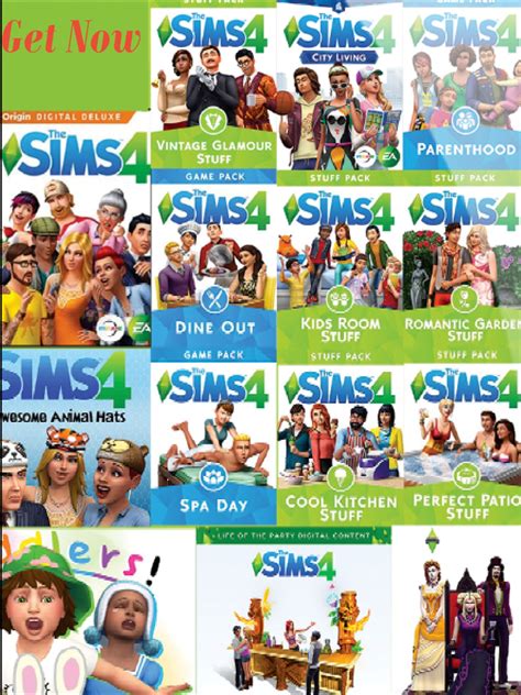 Dlc The Sims 4 Pc - New and Old DLC