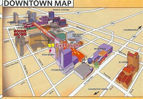 Fremont Street Las Vegas Map - Map Of New Mexico