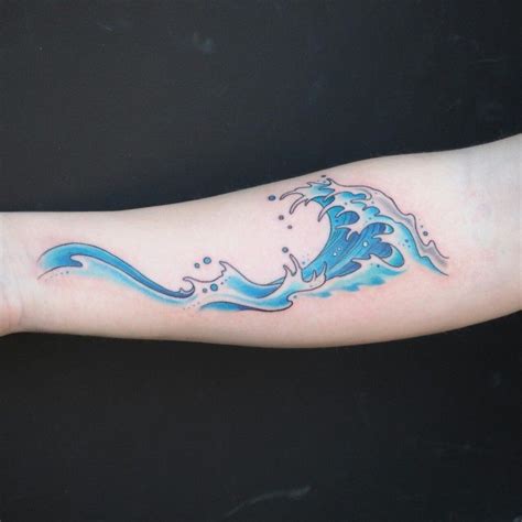 Waves tattoo, Wave tattoo design, Ocean tattoos