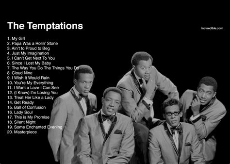 The Top 20 Best Temptations Songs - Endante