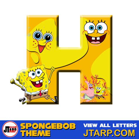 Printable SpongeBob Letters and Numbers - Free Download - Gallery in 2022 | Spongebob, Letters ...