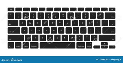 Vector Keyboard Keys Stickers. Computer Keyboard Buttons, Keys Template ...