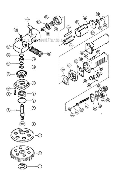 Dynabrade 10789 Parts List and Diagram : eReplacementParts.com