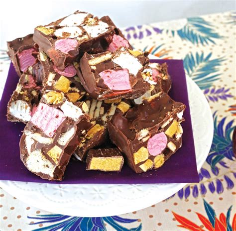 Recipe :: Violet Crumble Rocky Road - Adelady